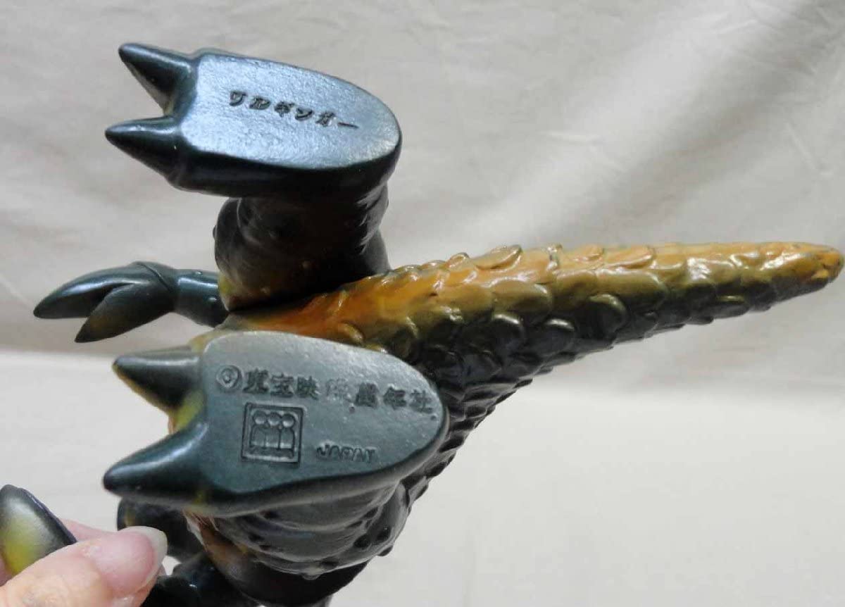 流星人間ゾーン　ワルギンガー　当時物　ソフビ　オレンジ製　ブルマァク　マルサン 流星人間ゾーン ワルギンガー 当時物 ソフビ オレンジ製 ブルマァク