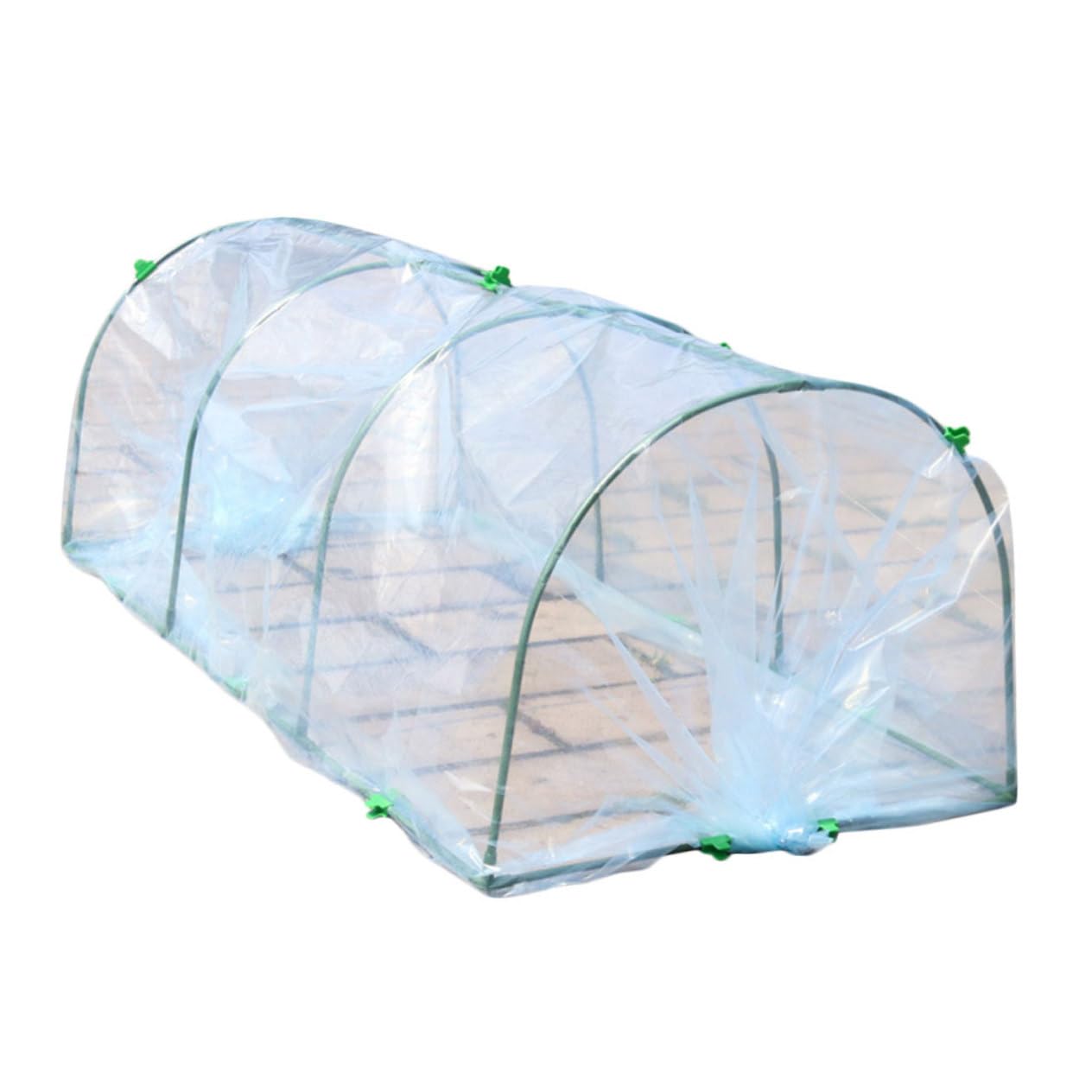 VICASKY 1Set Transparent Greenhouse Accessory DIY Garden Flower Shelter for Vegetables Easy to Install for Outdoor Plant Protection Wide Long