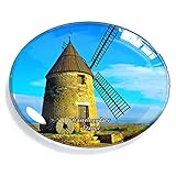 Castelnaudary Frankreich-Magnet für Kühlschrank, Gefrierschrank, Souvenir, Dekorationen, oval, Kristallmagnet, Küche, Whiteboard