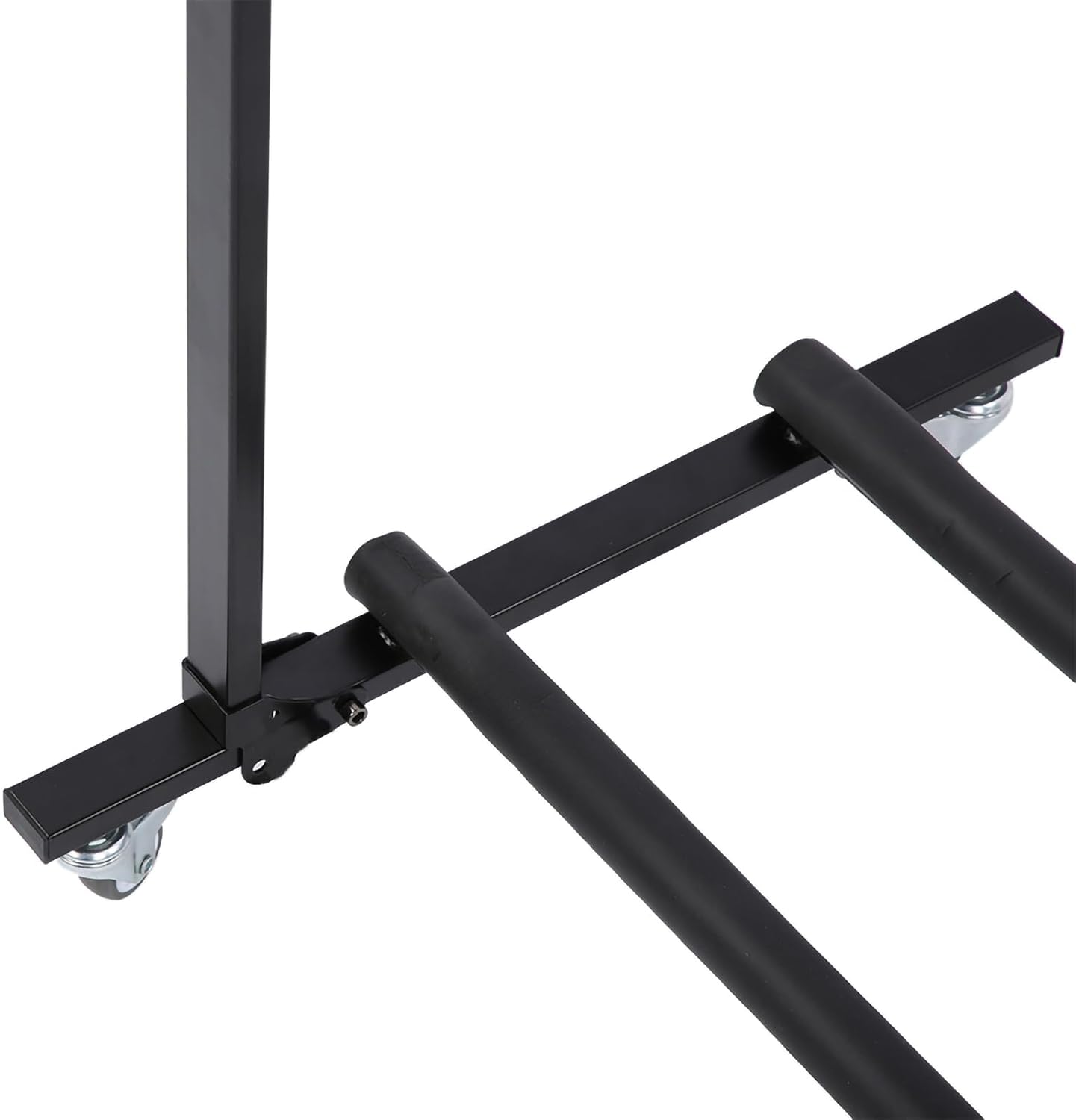 Multiple Guitar Stand, Foldable Universal Electric Bass Display Rack, Thickened Iron Pipe Rotatable Wheels Brake Function, For Guitar Bass Storage (FL-17L 7 heads)
