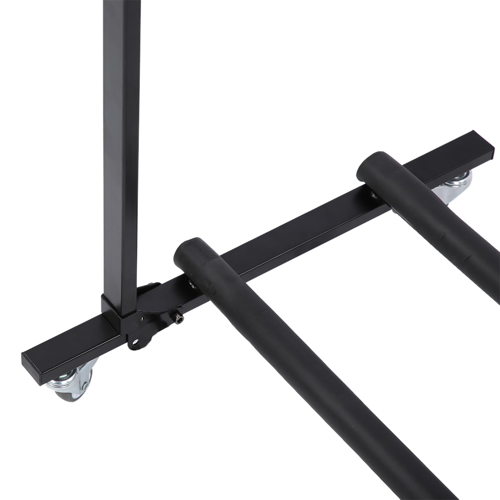 Mehrere Gitarrenständer, faltbar, Universal-E-Gitarren-Bass-Display-Rack, Räder, Robustes, verdicktes Eisenrohr mit drehbaren Rädern und Bremsfunktion für die Aufbewahrung von (FL-17L 7 Heads)