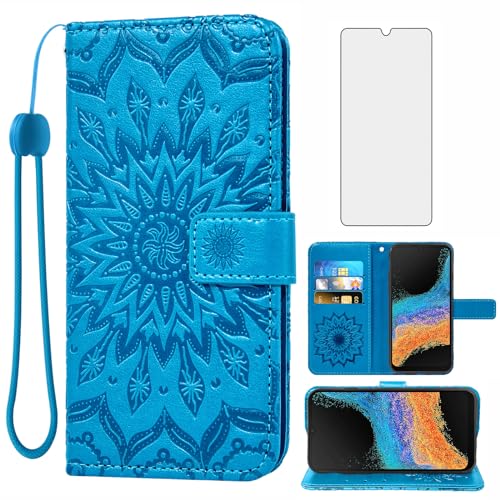 Coque Samsung Galaxy Xcover 6 Pro TYHQB Bleu Anti Rayures et Chutes