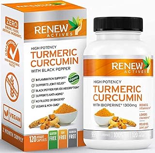 Double Strength Turmeric + Black Pepper Capsules! 2 Month Supply! 1300mg! Non-GMO Turmeric