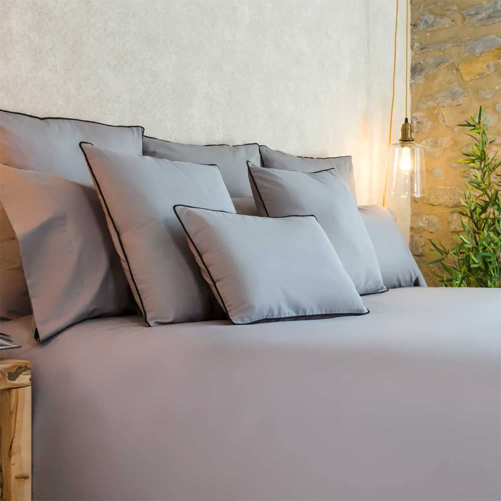 COTTON ARTean Parure da letto in cotone biologico, 150 x 190/200 cm, set camam + 2 federe + lenzuolo con angoli, 100% cotone biologico, certificato
