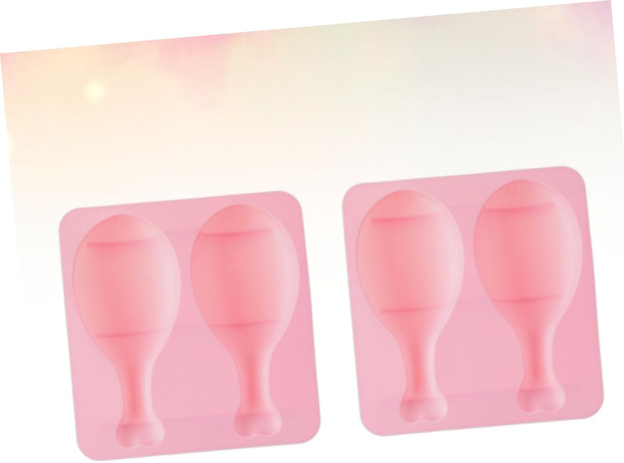 2sets Chicken Leg Design Cake Mold Silicone Baking Pan Non-stick Perfect for Home Professional Use 2pcs*2