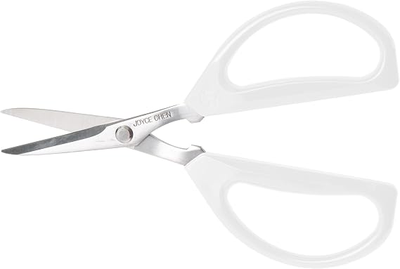 Joyce Chen Original Unlimited Kitchen Scissors All Purpose Kitchen Shears With Comfortable Handles, White 2.0