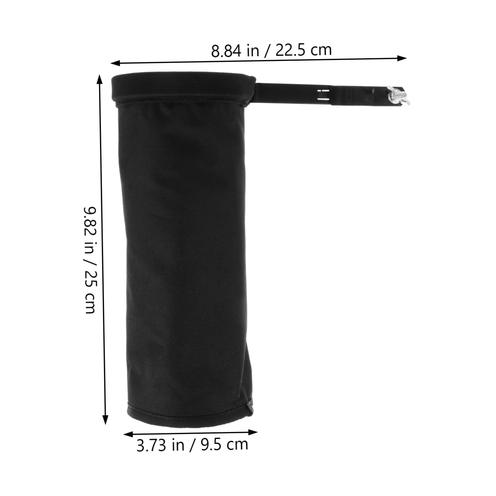 SUPVOX Drum Stick Bag Holder Drumstick Container Metal Clamp for Cylindrical Drumstick Bag Portable and Sturdy