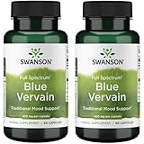Swanson Full Spectrum Blue Vervain 400 mg 60 Caps (2 Pack)