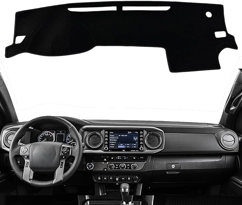 Auto Car Dash Cover Mat Anti Slip/Anti-Vertigo Dashboard Cover Mat Fit for Toyota Tacoma 16-23 | 2016 2017 2018 2019 2020 2021 2022 2023 |