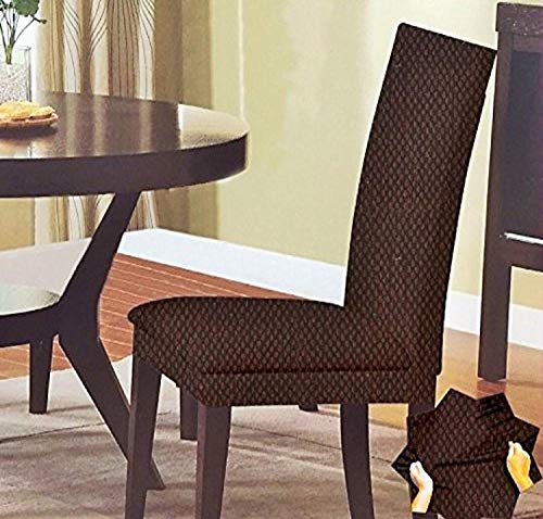 SALLY TEXTILES Monica Chair Cover, Coffee