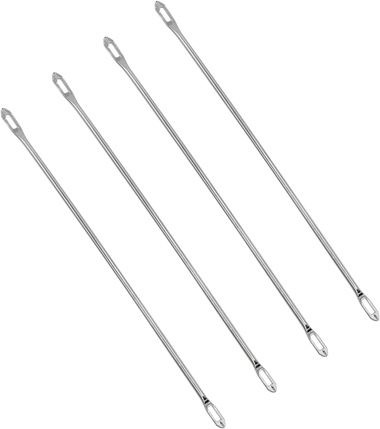 4 Pack Double-Eyed Transfer Needle, 9cm, for Brother Knitting Machines KR830 KR838 KR850 KR890 & SRP325 SRP50 SRP60 SRP60N, 4.5mm DIY Sewing Craft Tools