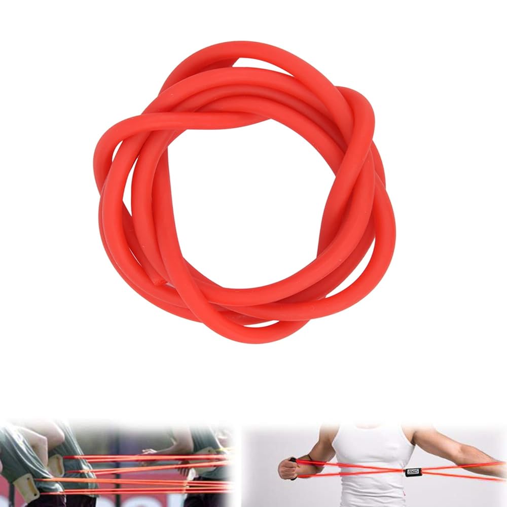 5M/16.40FT Length Natural Latex Tube Surgical Band Tubing Rubber Hose ID 1.7mm OD 4.5mm(Red)