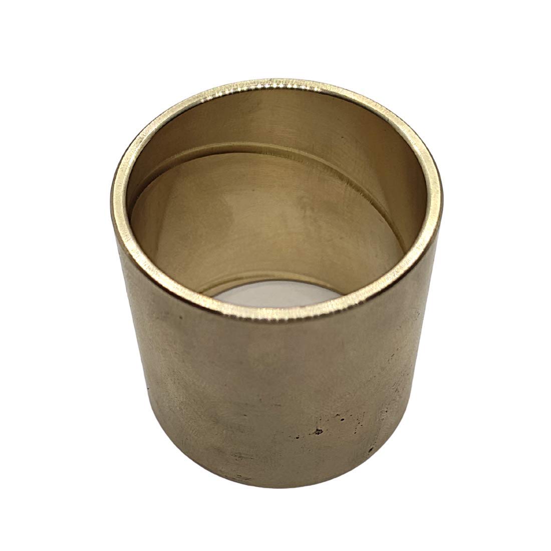 Gleitlagerbuchse 30mm x 35mm x 30mm | Gleitlager aus Bronze mit Schmiernut | Bronze-Gleitlager 30x35x30 | ZINNBRONZE | 1 Stück