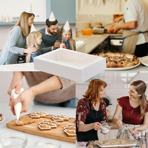 Cookie Boxes with Window 20-Pack – No Assembly Needed, Durable & Elegant Packaging for Fresh Baked Goods - Image 7