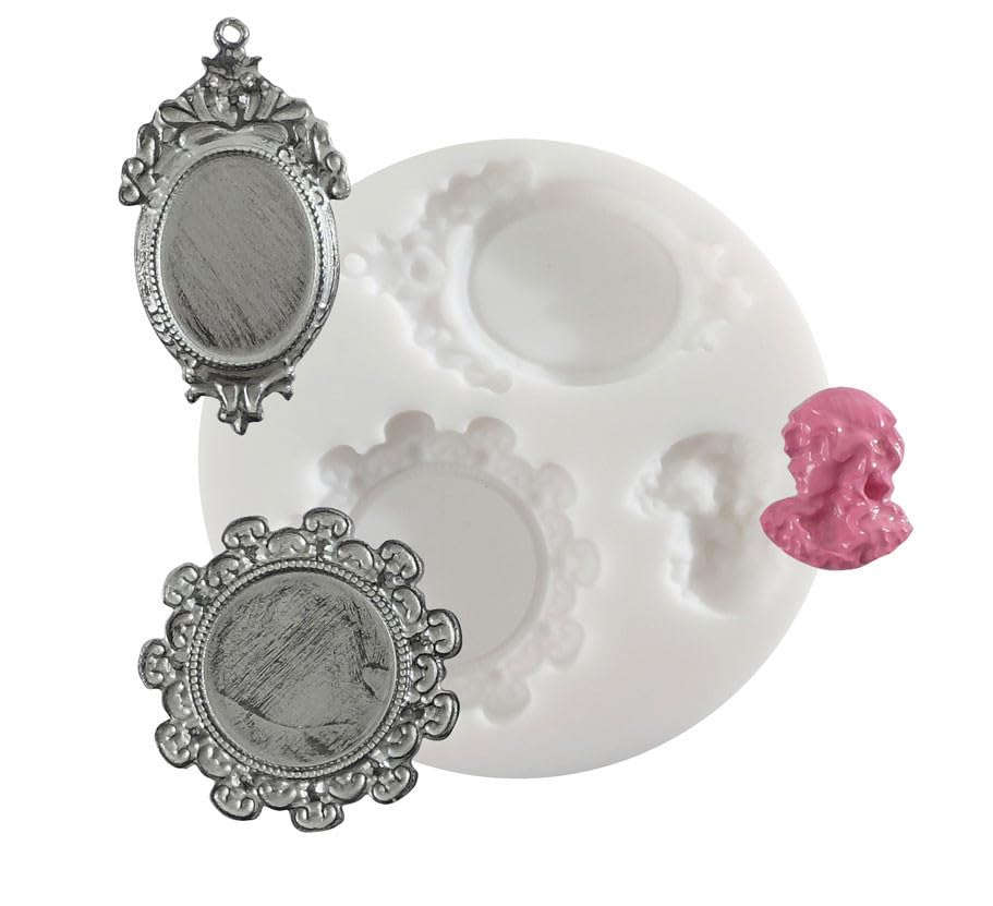 Mini Cameo Jewellery Mould for Arts and Crafts