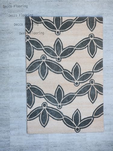 Image of Soft Pure Woolen Modern Collection Tufted Carpet for Living Room,Bedroom'Kitchen and Hall (7 X 10) Feet