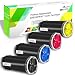 Produktbild 4 Farben Kompatible Tonerkartuschen für Xerox C500 C505 Serie (Schwarz Cyan Magenta Gelb) GREENPRINT 5000 Seiten für Schwarz & 2400 Seiten für C/M/Y für Xerox VersaLink C500 C505 Laserdrucker