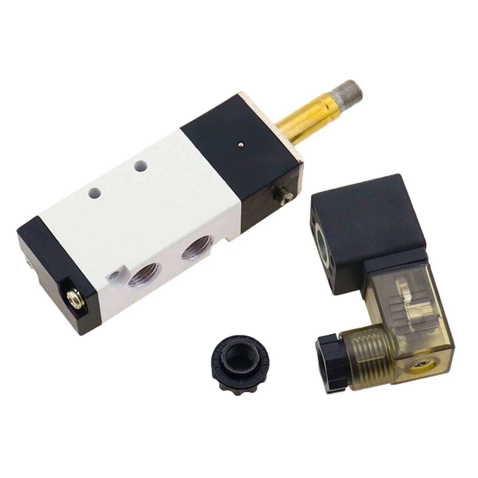 4V110-06 5-drożny 2-pozycyjny pneumatyczny zawór elektromagnetyczny DC 24 V 12 V AC 110 V AC220 V (Ac 220 V)