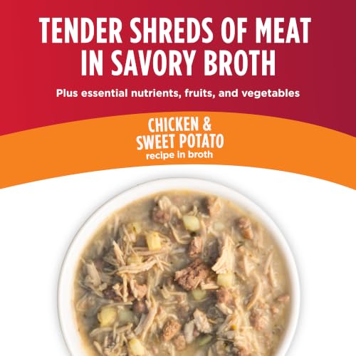 Image of Nulo Small Breed Dog Signature Stew Chicken & Sweet Potato in Broth, 24 x 2.8 oz Cup