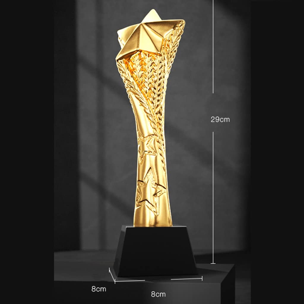 Trofeos, medallas y premios Trofeo De Oro De Orejas De Trigo Estrella De Cinco Puntas Trofeo De Honor Creativo Premio A Los Empleados Destacados De La Empresa Trofeo De Recuerdo Decoraciones