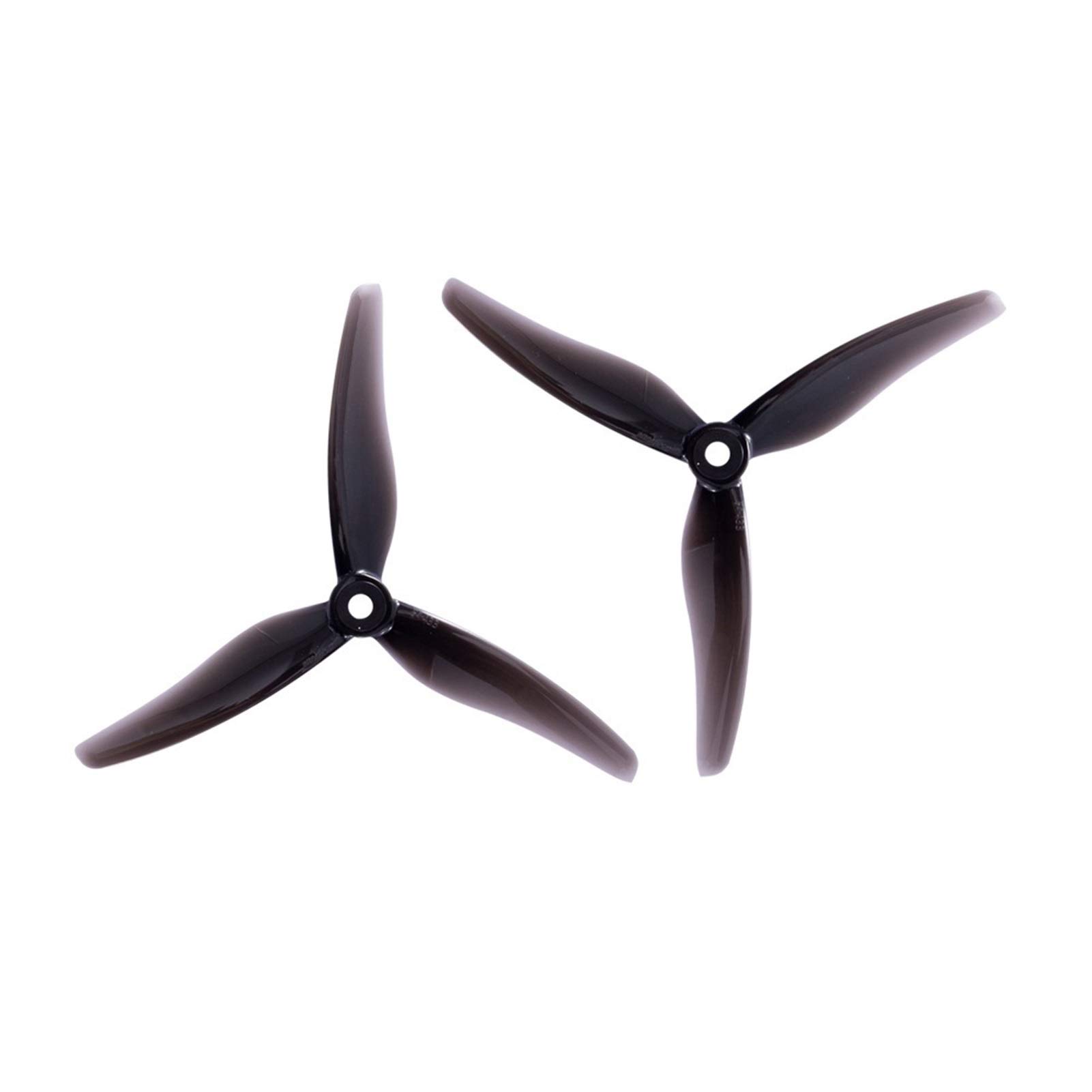 śmigło 24 szt./12 par drona śmigło 51433 5 cali 3 ostrza trójłopatowe śmigło rekwizyty bezszczotkowe kompatybilne z dronem wyścigowym FPV 51466 część zamienna (12 par, czarne)