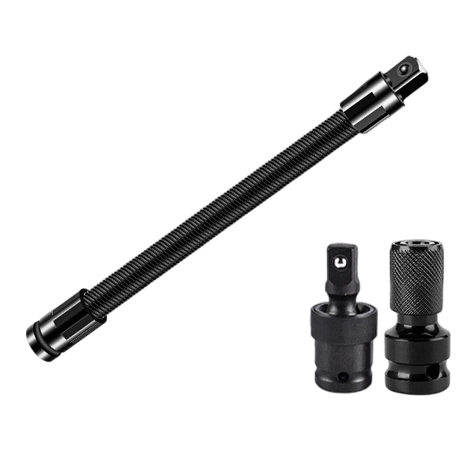 CAZSTYK Duty Metal Wrench Extension Rod Adapter Set of 3 for Tight Space Operations Wrenches Flexible Extenders for Extension Link