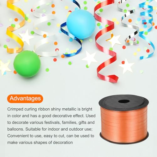 PATIKIL 4pcs 100 Yards Curling Ribbon Crimped Balloon String Metallic 5mm for Party Decoration Gift Wrapping Art Crafts - Image 4