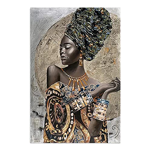 Décoration murale salon africaine : tableau abstrait résolvant vos murs vides
