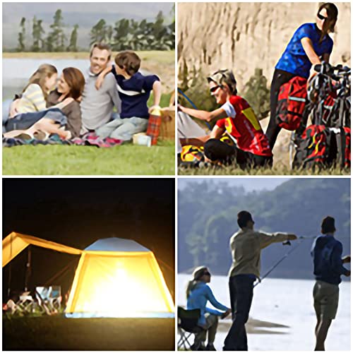 Rhinenet Inflatable Cushion Portable Self Inflatable Seat Large Pad Water Moisture Resistant For Travel Airplane Stadium Office Sports Camping Bleacher Seat Cushion (Blue, 15.74 * 11.8 * 1.18 Inch) #TOP2