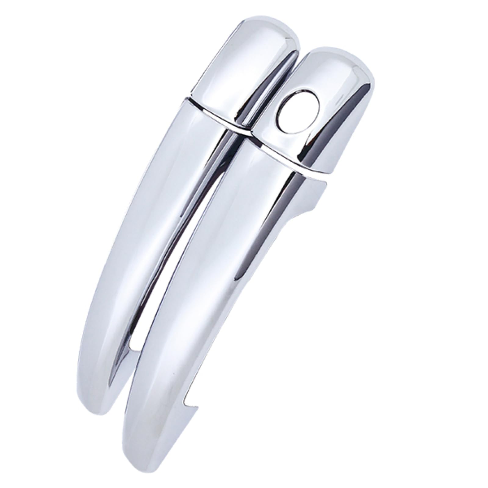 Couvercle de poignée de porte Citroen DS3 look carbone et chrome chic