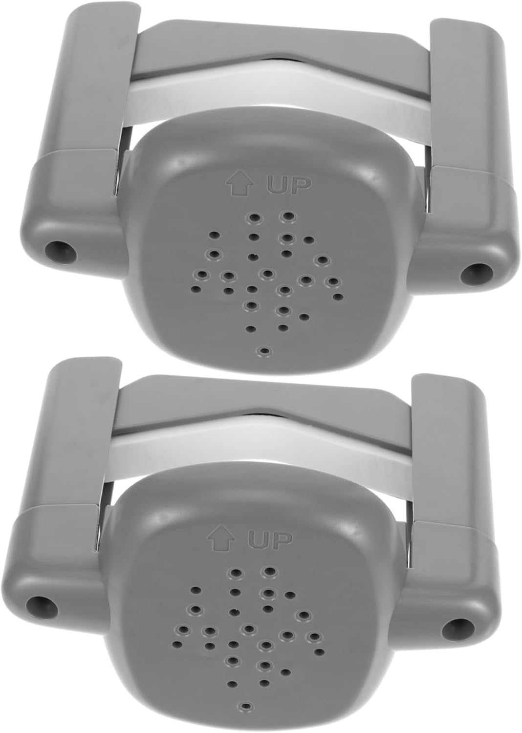 Zerodeko Stair Handrail Bracket Base for Baby Gates Adjustable Iron Handrail Mounts for Safety Suitable for Indoor and Outdoor Use 2-Piece Set