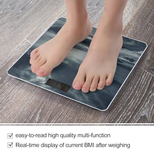 Báscula Digital para Peso Corporal con Vidrio Templado y Pantalla LCD miniatura 5