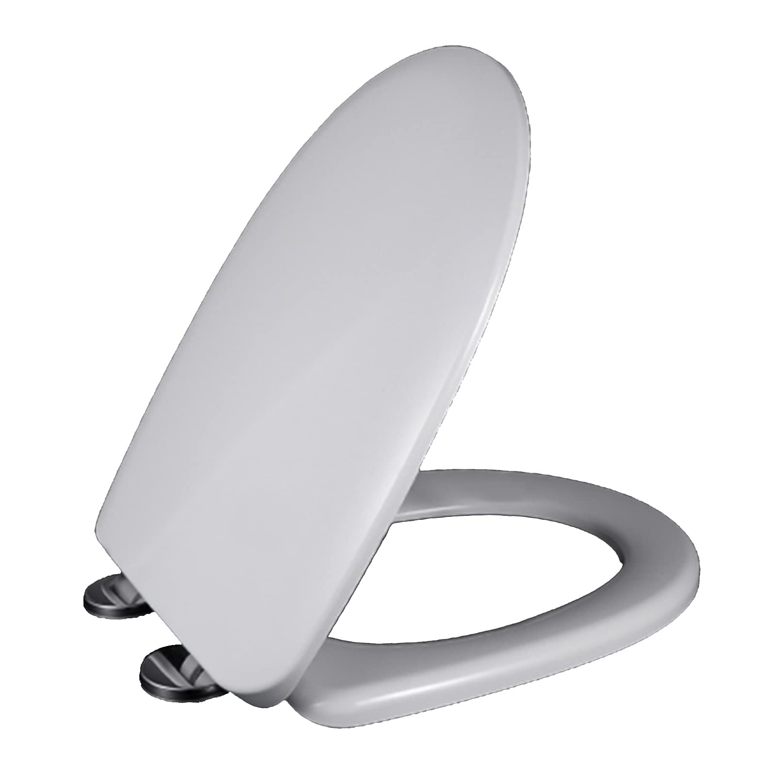 Dxpsxjl One Color Elongated Toilet Seat Resin White Slow-Close Quiet Quick-Release Round Mounting Never Loosen Strong Pressure Resistant, Slow, Resin, Toilet, White, Close, Elongated, Seat, Quiet