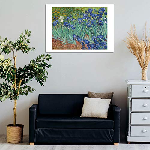 Irises Van Gogh tableau cadre mat giclée Medium Spiffing Prints - 3