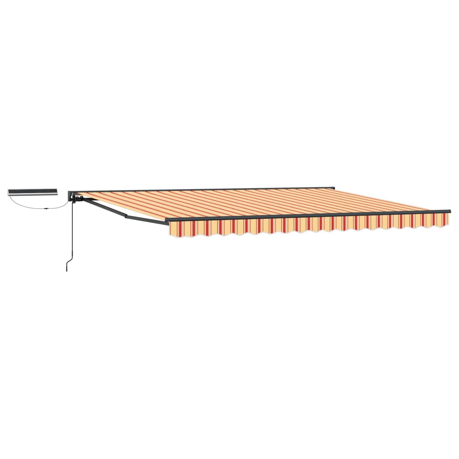 Techo eléctrico retráctil 4,5 x 3,5 m de aluminio y poliéster