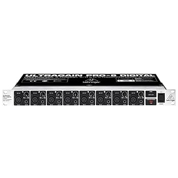 BEHRINGER ULTRAGAIN PRO-8 デジタル ADA8000 Behringer UltraGain Pro-8 Digital ADA8000 Reviews | Sweetwater