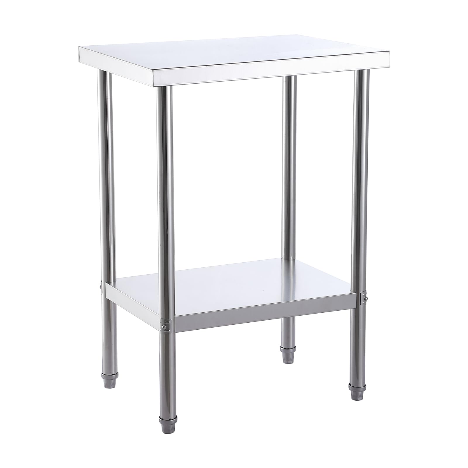 24 x 18 Stainless Steel Work Table, Heavy Duty Prep Table, Commercial and Residential Kitchen Utility Work Bench for Outdoor, Hotel, Garage
