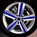 Film de Protection Contre Les Rayures en Fibre de Carbone moyeu de Roue Jante Autocollant de Style de Voiture, pour Accessoires VW Volkswagen Golf 7 MK7