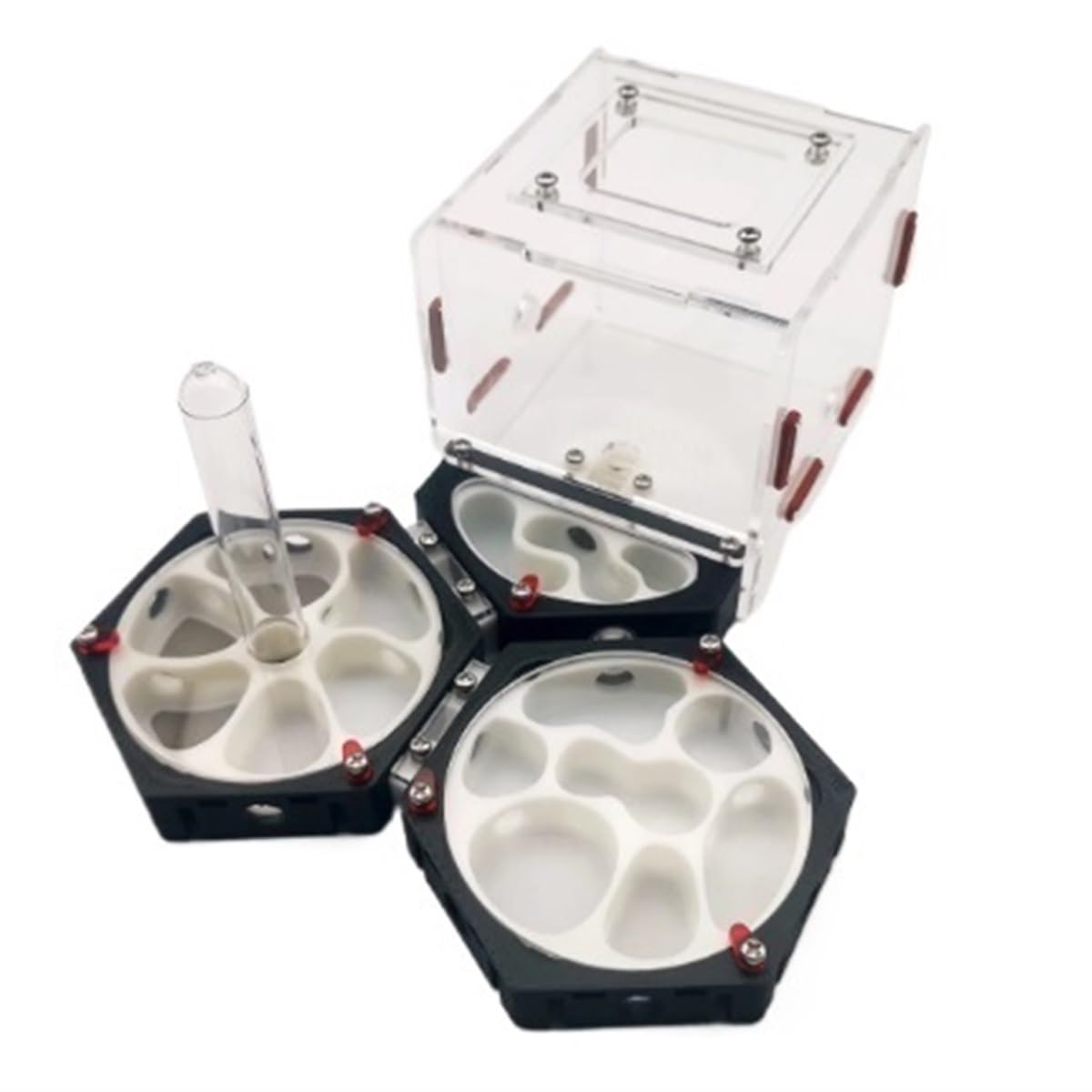 Ant Farm Habitat Breeding Ant Castle Farm With Water Tower Jigsaw Puzzle Nest For Behavior Observation(20x22x10cm)