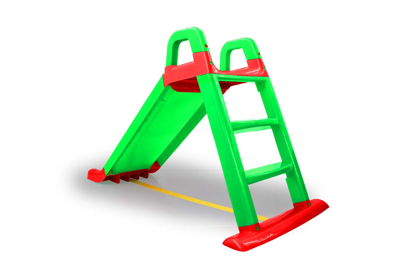 JAMARA 460502 Funny Slide Green – Hecho de plástico robusto, caño deslizante para aterrizajes suaves, escalones anchos y asas de seguridad, cuerda estabilizadora, aprox. 57.1 x 31.1 in JAMARA 460502 Funny Slide Green – Hecho de plástico robusto, caño deslizante para aterrizajes suaves, escalones anchos y asas de seguridad, cuerda estabilizadora, aprox. 57.1 x 31.1 in