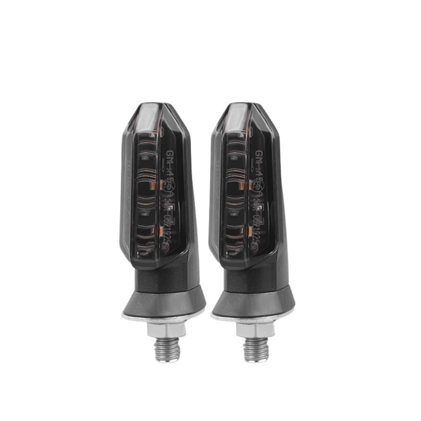 Intermitentes de moto para luces señal luz intermitente ámbar de 12V y 8mm de rosca 5