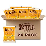 Kettle Brand Potato Chips, Honey Dijon, Single-Serve 1.5 Ounce (Pack of 24)