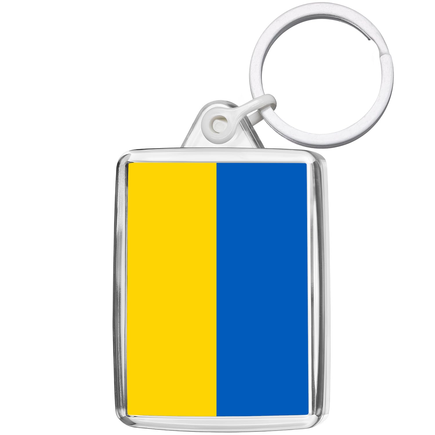 Pixly® Ukraine Flag Keyring Key Fob Country Keychain Keepsake Ukrainian Souvenir Gift