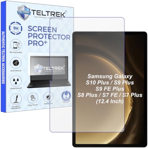 Image of Screen Guard Compatible With Samsung Galaxy Tab S8 Plus / S7 Plus / S7 FE / S9+ / S9 FE+ / S10+ (12.4 inch Inch Tablet) Flexible Fiber Screenguard Not a Tempered Glass Screen Protector