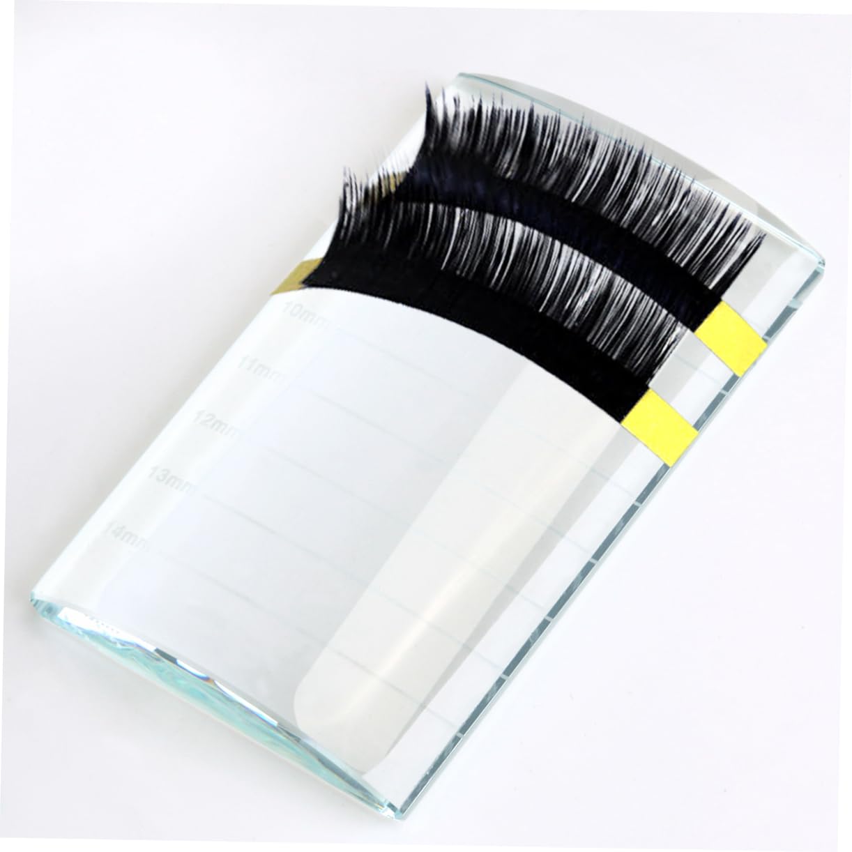 Gogogmee Eyelash Extension Template Card Glass Holder Makeup Tool for Eyebrows and Lashes