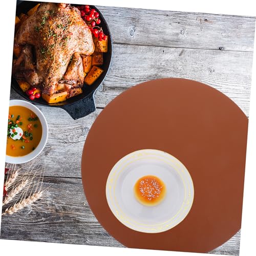 Set de table rond réutilisable lavable moderne 6 pièces Mobestech pour table à manger - 6