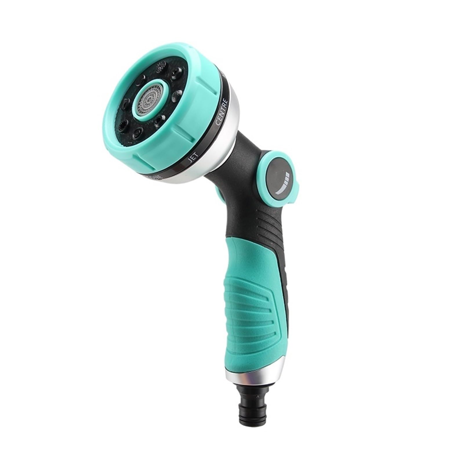Garden Hose Spray Nozzle 8 Adjustable Models Multifunctional High Pressure Nozzle Sprayer, for Car Washing(Blue)