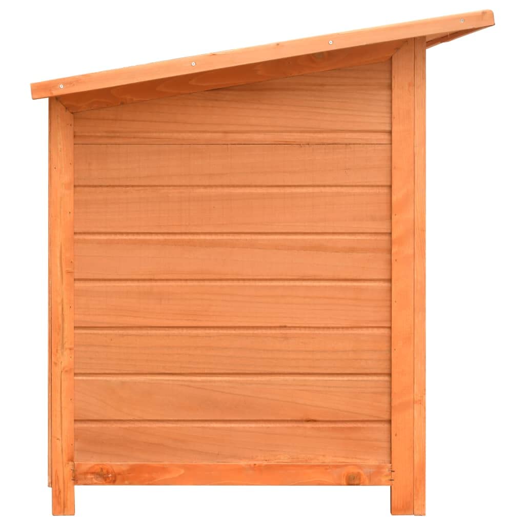 vidaXL Gabbia per cani in legno massello di pino e abete Patio esterno in legno giardino grande cane casa per animali domestici cabina cuccia cane forniture per animali domestici unità accessori
