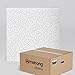Armstrong Ceiling Tiles; 2x2 Ceiling Tiles - 16 pcs White; Acoustic Ceilings for Suspended Grid; CORTEGA 704