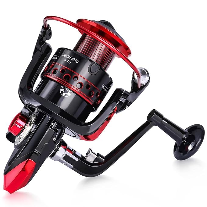 Spinning Reels, Light Weight and Ultra Smooth Powerful Spinning Reels for Saltwater and Freshwater Fishing-5000